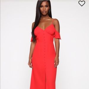 Gorgeous Red Dress! BRAND NEW. Sz. L